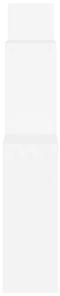 vidaXL Ράφι Κύβος Τοίχου Λευκό 80 x 15 x 78,5 εκ. από Μοριοσανίδα