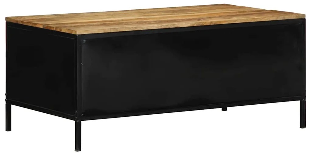 vidaXL Τραπεζάκι σαλονιού Καφέ 90 x 50 x 40 cm Μασίφ ξύλο μάνγκο