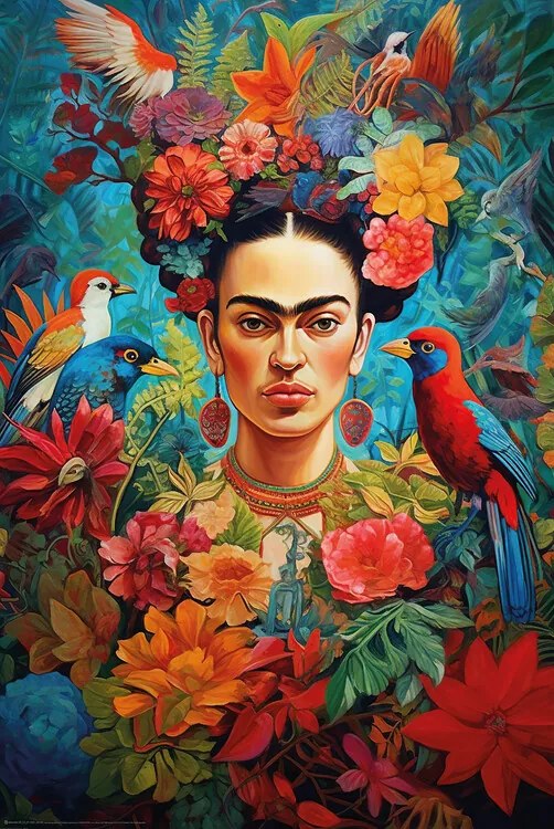 Αφίσα Frida Kahlo tropical