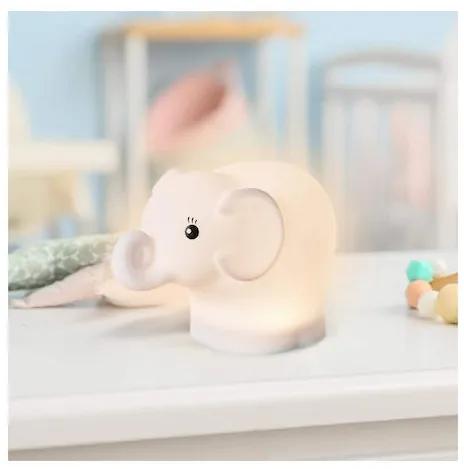 Φωτιστικό Νυχτός Φορητό Σιλικόνης Επαναφορτιζόμενο USB RGB Mini Light Ango Elephant ANG-223