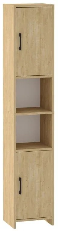 Ντουλάπι κουζίνας - μπάνιου Hobbes Megapap χρώμα sapphire oak 35x30x182,3εκ.-GP041-0056,2