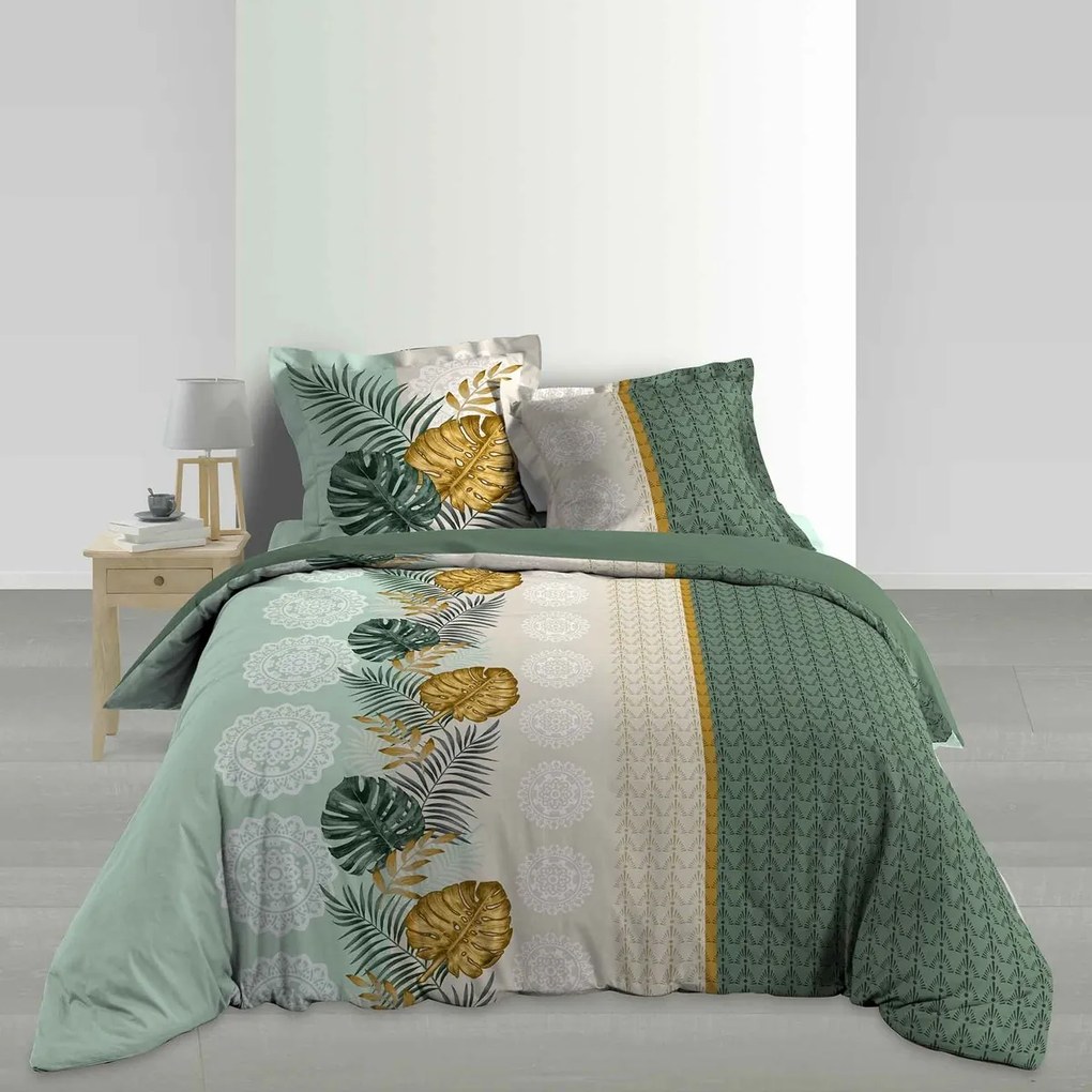 Σετ κλινοσκεπασμάτων Douceur d intérieur PARURE 3 P. 260 x 240 CM PERCALE IMP. 78 FILS ALLOVER CIRELLA