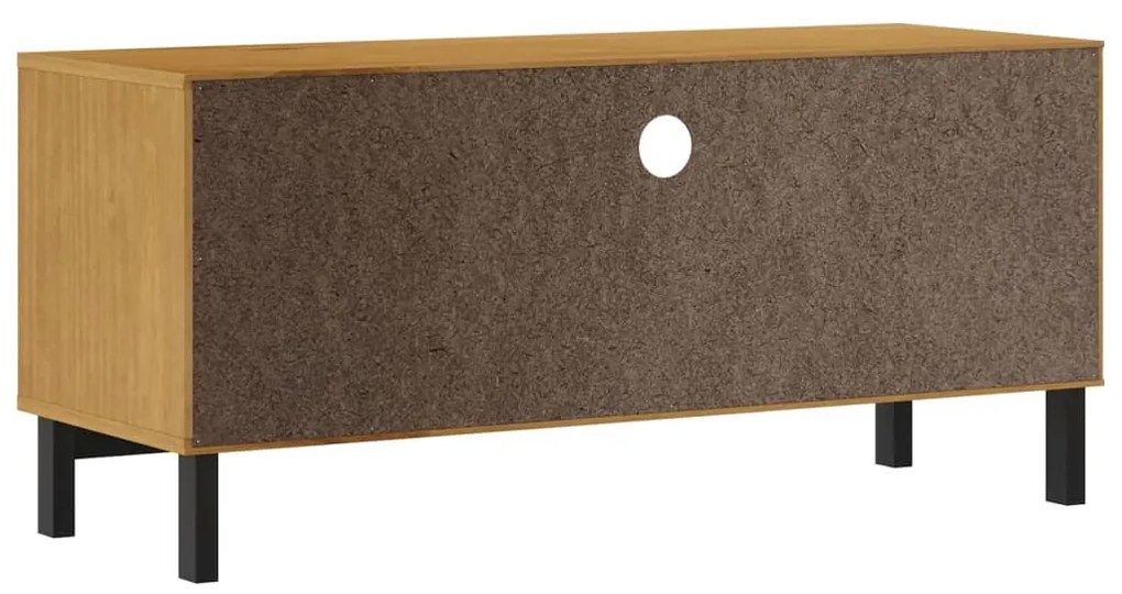 vidaXL Έπιπλο Τηλεόρασης FLAM 110 x 40 x 50 εκ. από Μασίφ Ξύλο Πεύκου