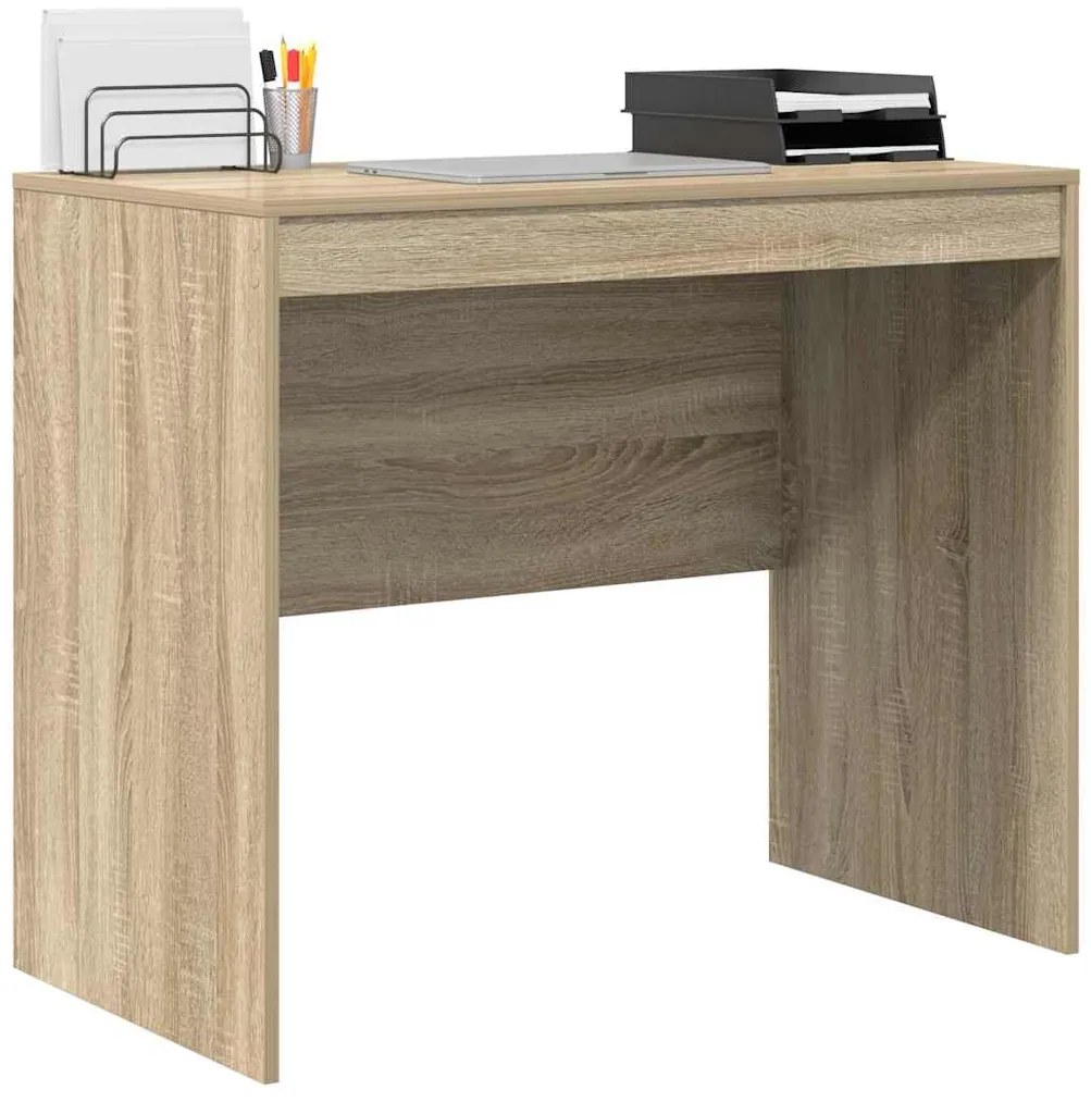 vidaXL Γραφείο Sonoma Δρυς 90 x 50 x 76 εκ. Επεξεργασμένο ξύλο