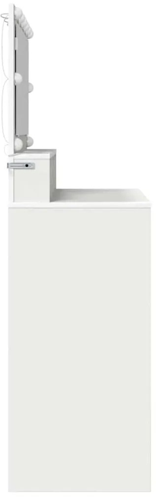 vidaXL Τραπέζια Ντυσίματος Κρεβατοκάμαρας Λευκό 80 x 39,6 x 135 εκ