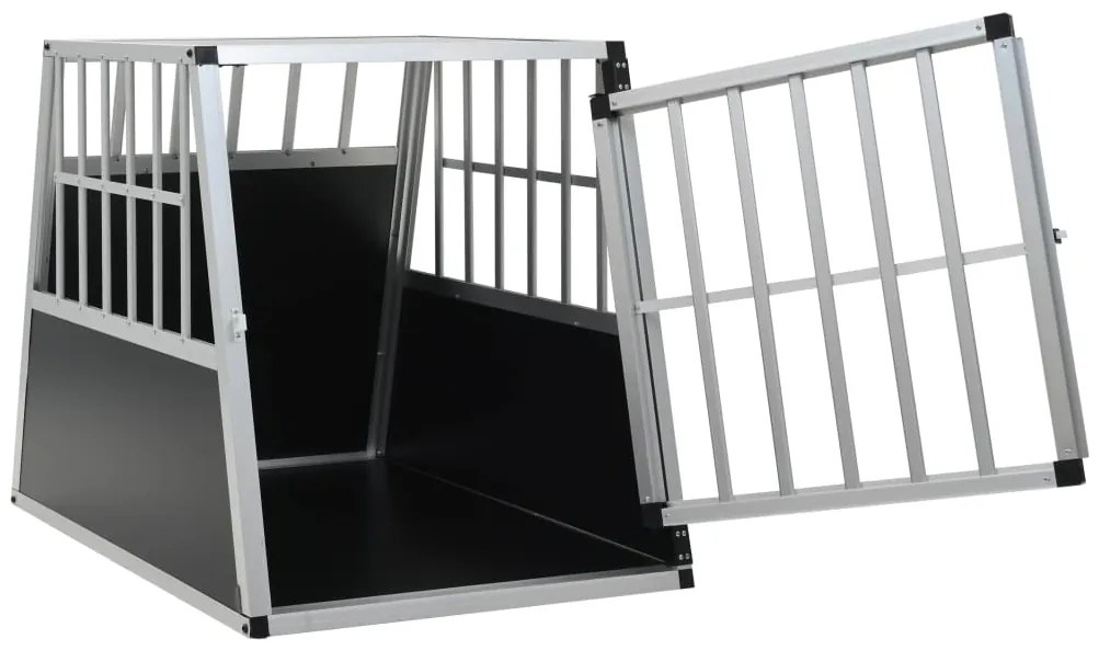 vidaXL Κλουβί Σκύλου με Μονή Πόρτα 65 x 91 x 69,5 εκ.