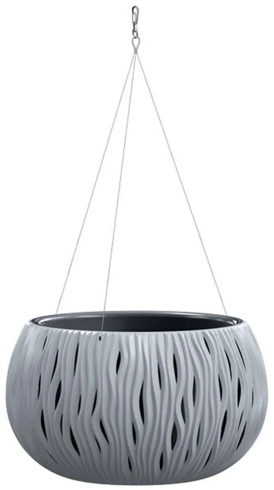 Κασπώ Κρεμαστό Sandy Bowl 09-DSK370WS-405U Φ37x21,8cm Grey Marhome Plastic