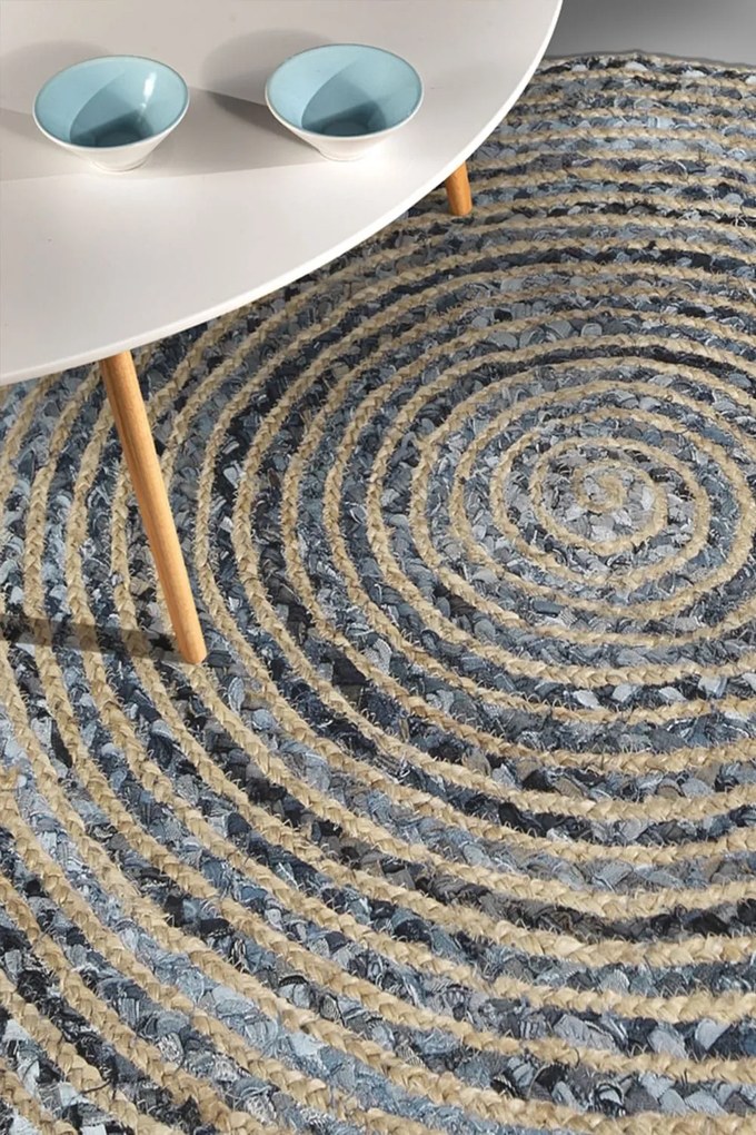 Χαλί Rugget Denim Guy Laroche 150X150cm Round