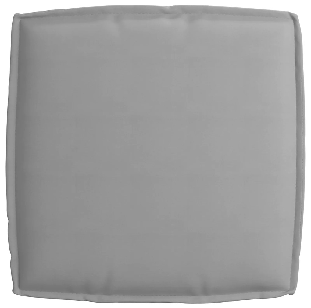 vidaXL Μαξιλάρι Παλέτας για Καθίσματα Γκρι 60x60x12 cm Ύφασμα Oxford