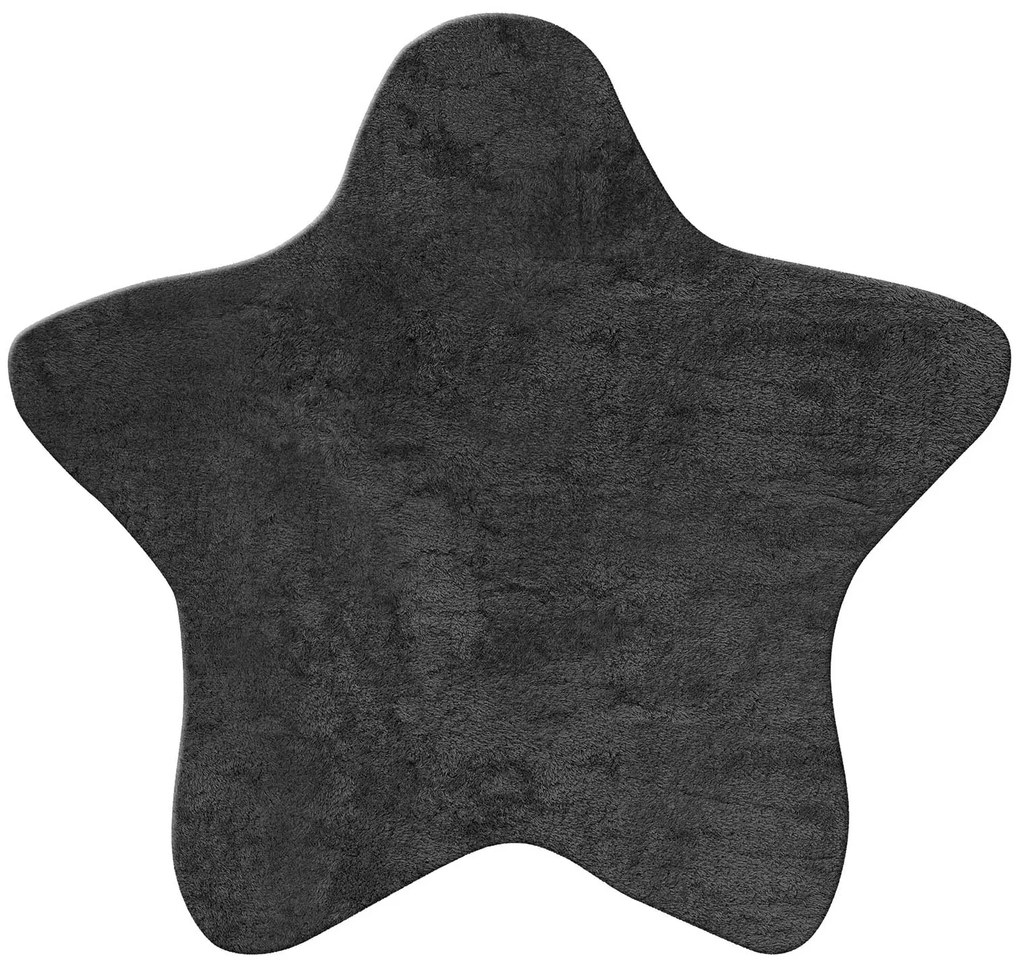 Παδικό Χαλί FEATHERY BLACK STAR 160 x 160 εκ.