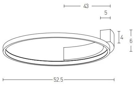 Πλαφονιέρα Φωτιστικό Οροφής 53cm LED 39W IP20 3000K  Zambelis 2077 Λευκό