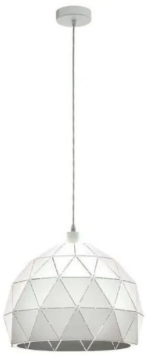 Κρεμαστό Φωτιστικό Οροφής IP20 E27 60W ROCCAFORTE Eglo-97855-Λευκό 97855