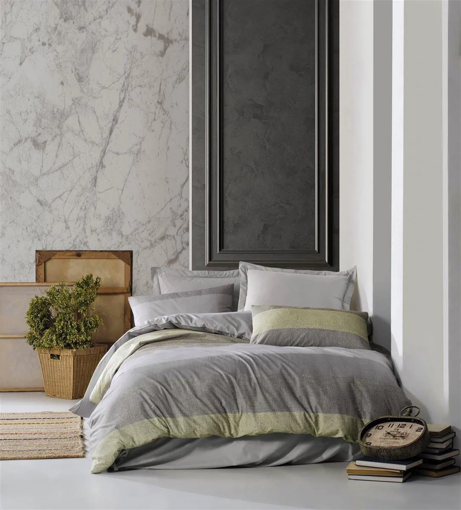 Πάπλωμα Polycotton Υπέρδιπλο 220x240εκ. Νεφέλη 343 Olive DimCol