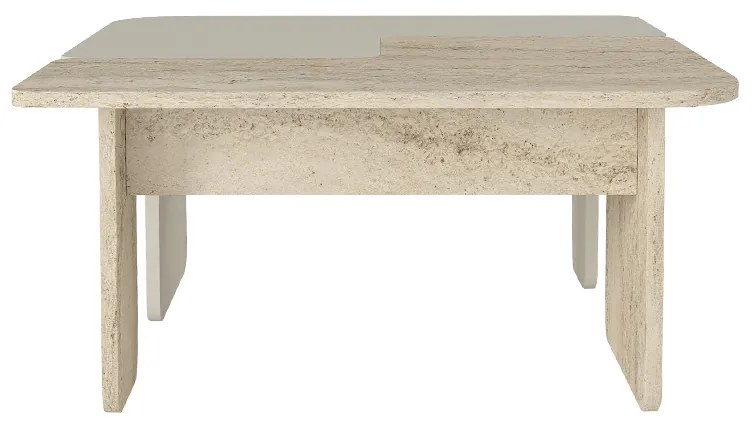 ΤΡΑΠΕΖΑΚΙ ΣΑΛΟΝΙΟΥ ΣΕΤ 2ΤΜΧ SEVILLA MEGAPAP ΧΡΩΜΑ SANDSTONE - TRAVERTINE 75X75X37,4ΕΚ.