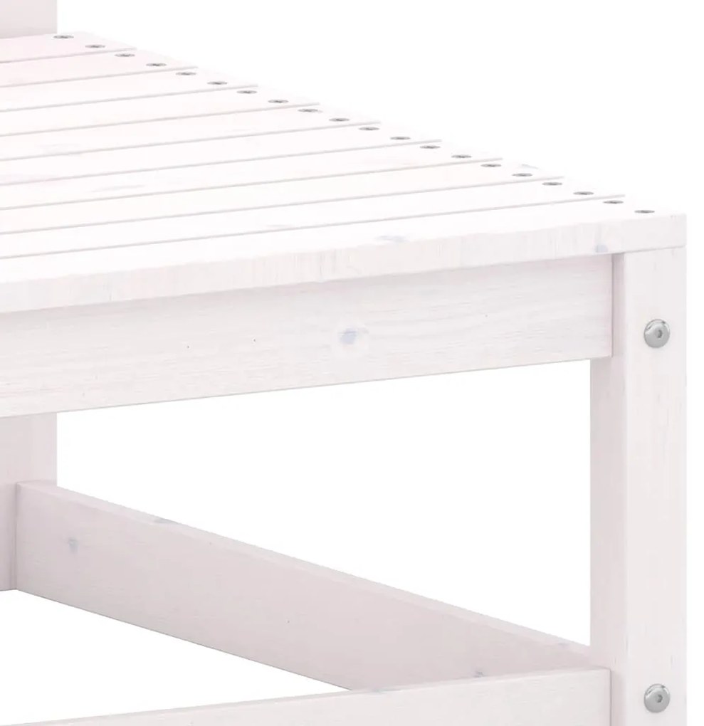 vidaXL Καναπέδες Κήπου Μεσαίοι 2 τεμ. Ξύλο Πεύκου με Ανθρακί Μαξιλάρια