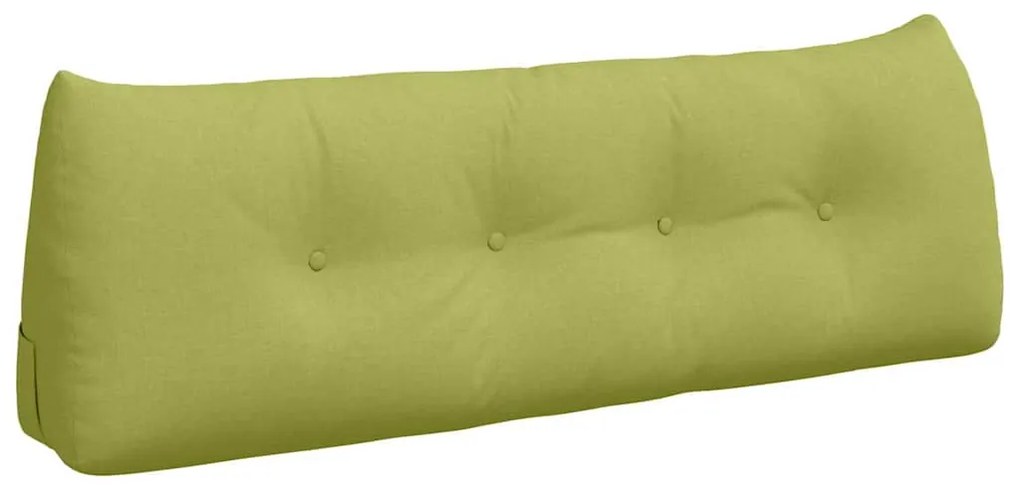 vidaXL Μαξιλάρι Πλάτης Ανοιχτό Πράσινο 140 x 24 x 50 εκ ύφασμα