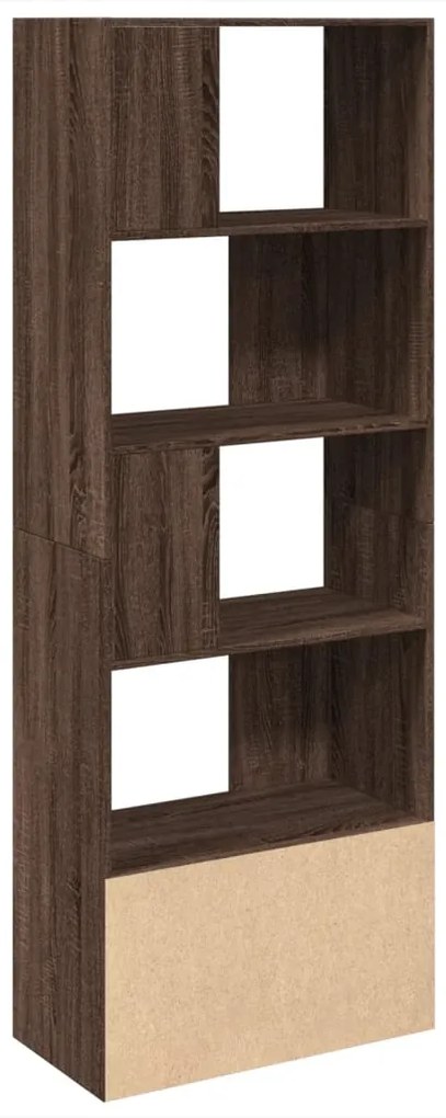 vidaXL Βιβλιοθήκη καφέ δρυς 70x36x189 εκ. από Επεξεργασμένο Ξύλο