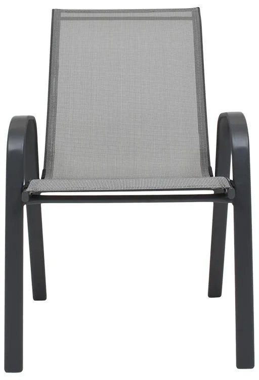 Καρέκλα FL5001 Fylliana Textlene Μαύρο - Καφέ 55x72x92 εκ. 55x72x92 εκ.