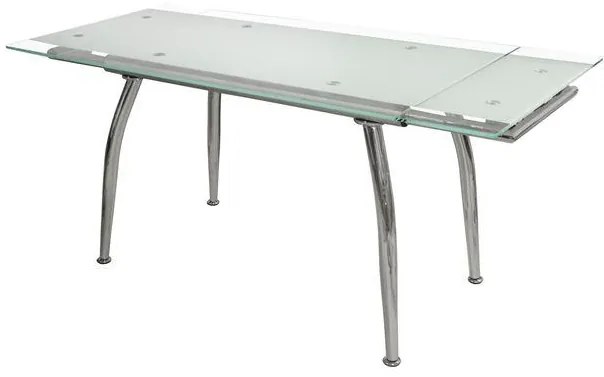 Σετ τραπεζαρίας C10009.01 7τμχ με Τραπέζι LOCA 120+50x80x75εκ. & Καρέκλες ΤΕΤΑ Εκρού