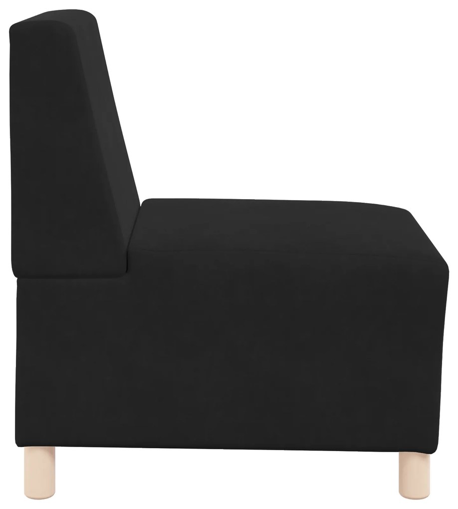vidaXL Καναπέδες 2 pcs Μαύρο 55 x 74 x 82 εκ. Βελούδο
