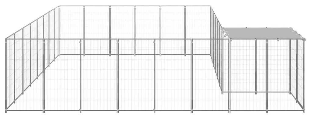 Σπιτάκι Σκύλου Ασημί 15,73 μ² Ατσάλινο   - Ασήμι