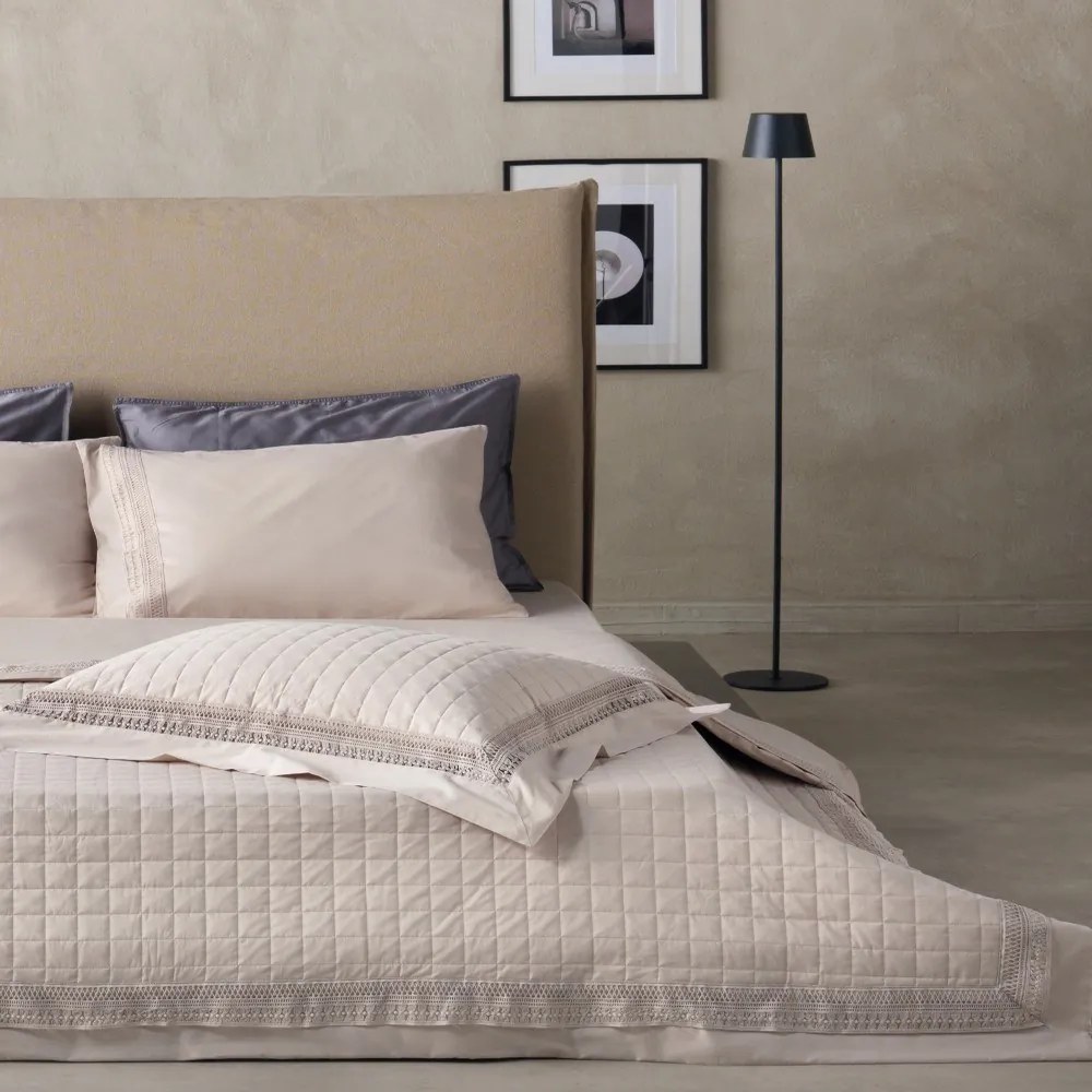 Κουβερλί Felicity 18 (Σετ 3τμχ) Powder Kentia Υπέρδιπλo 230x250cm 100% Βαμβακοσατέν