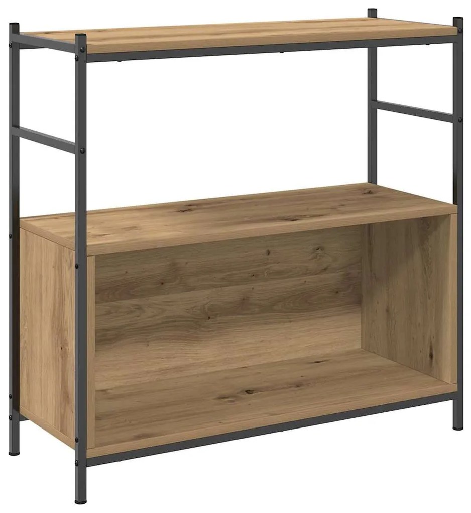 vidaXL Ράφι Βιβλίων artisan δρυς 80 x 30 x 78.5 εκ Επεξεργασμένο ξύλο