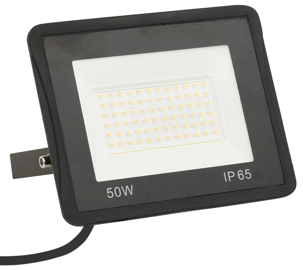 vidaXL Προβολείς LED 2 τεμ. Θερμό Λευκό 50 W