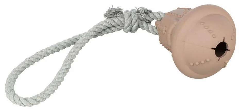 παιχνίδι για γάτες Trixie Μπεζ βαμβάκι Φυσικό καουτσούκ Χριστουγεννιάτικο στεφάνι Καμπάνα