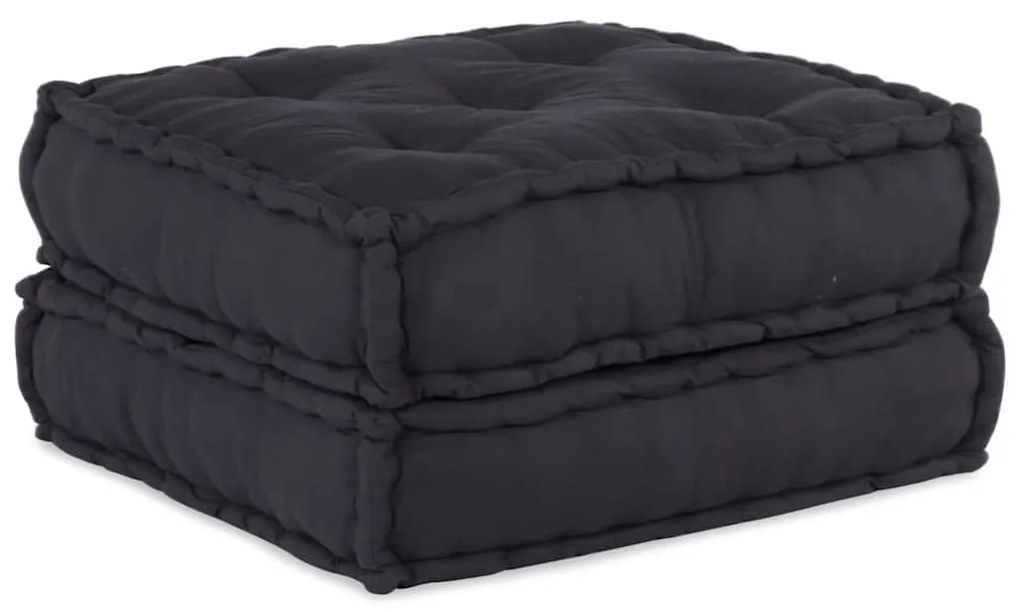 Modular Pouffe Anthracite 70x70x36 ύφασμα 4019027