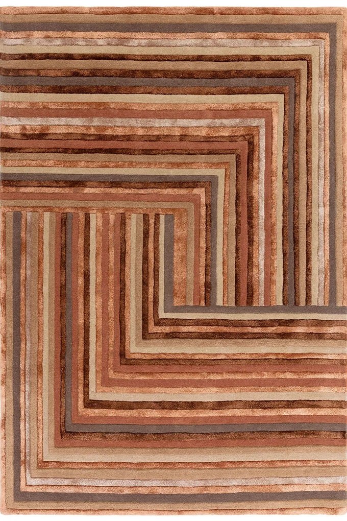 Χαλί Matrix 80 Network Terracotta Asiatic London 160X230cm