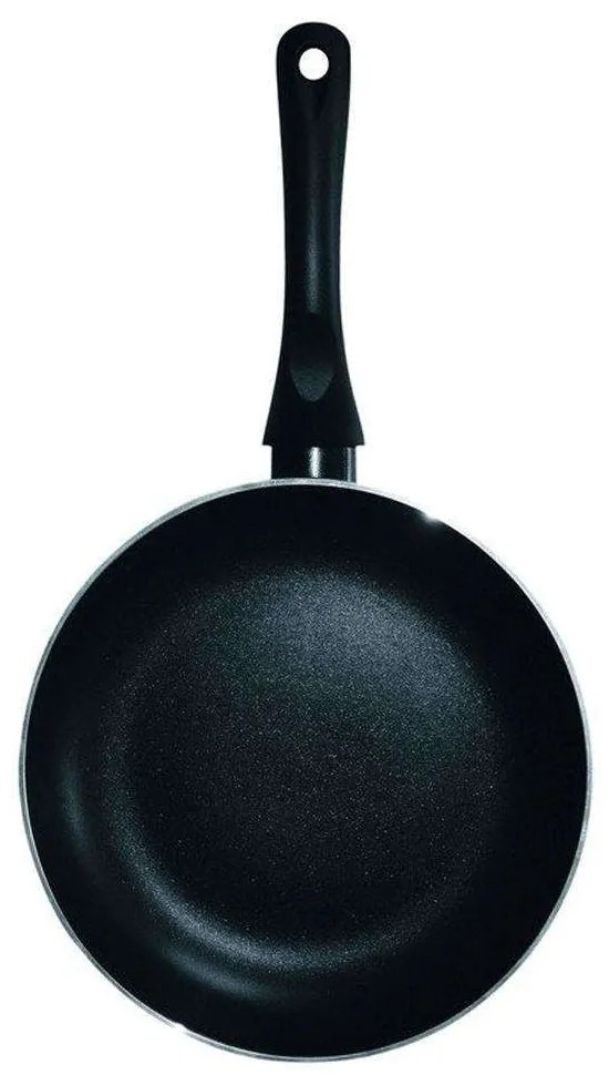 Τηγάνι Wok Αντικολλητικό Με Δείκτη Θερμότητας 30003693 Φ28cm Black 28cm Aluminium