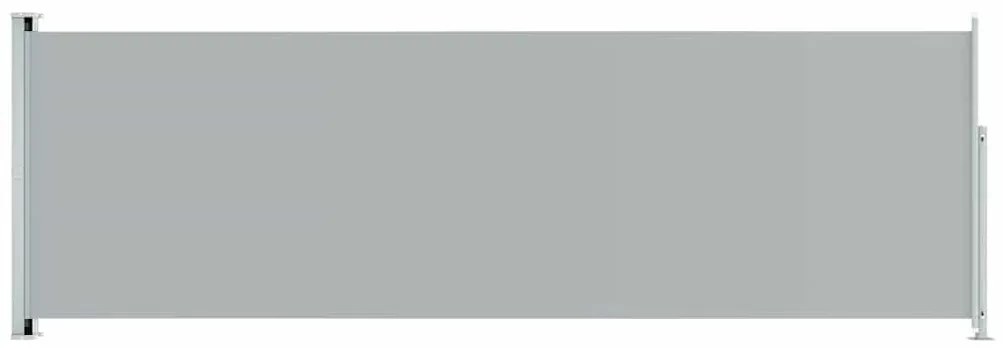 vidaXL Σκίαστρο Πλαϊνό Συρόμενο Βεράντας Γκρι 200 x 600 εκ.