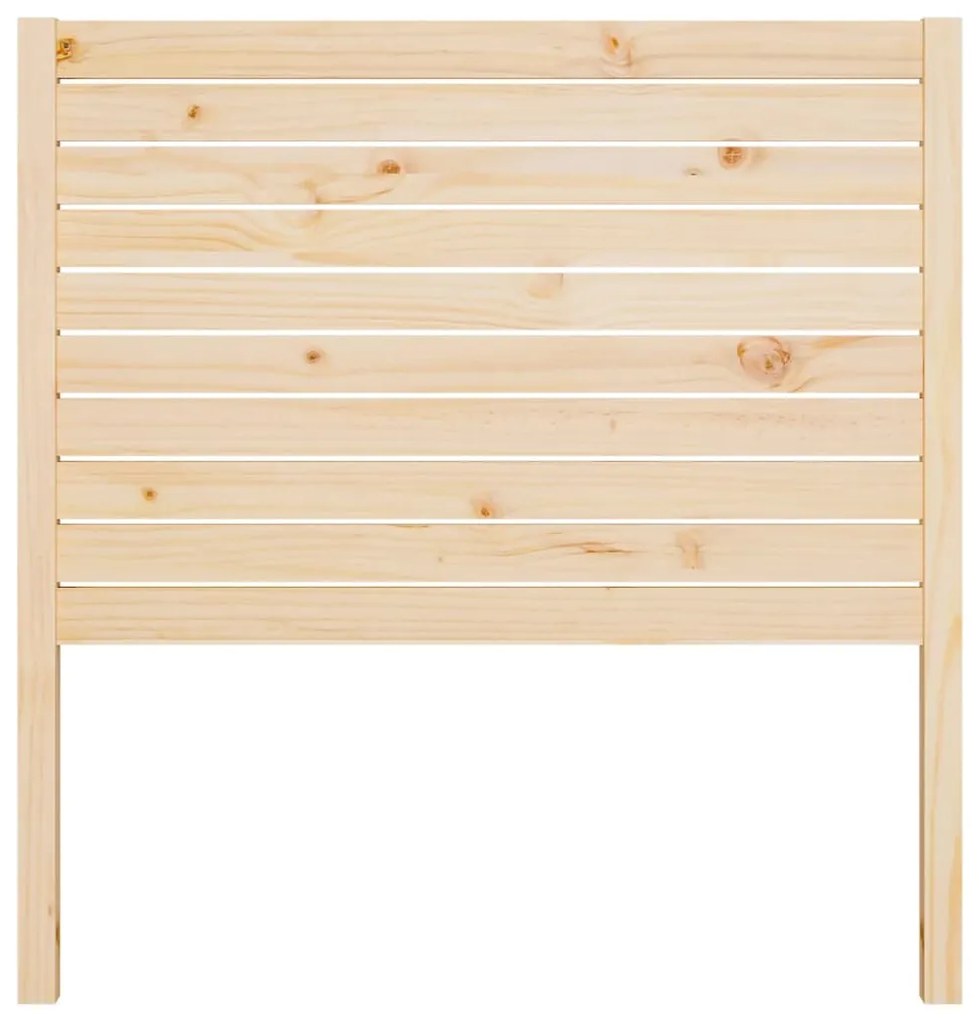 vidaXL Κεφαλάρι Κρεβατιού 106 x 4 x 100 εκ. από Μασίφ Ξύλο Πεύκου