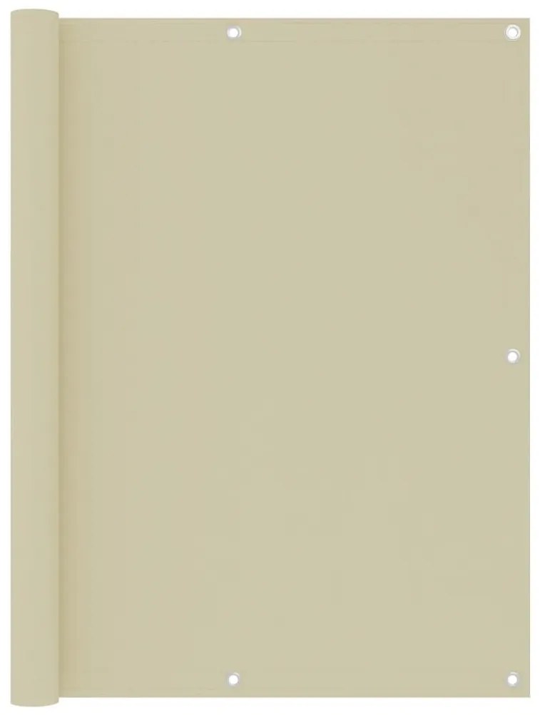 Διαχωριστικό Βεράντας Κρεμ 120 x 600 εκ. Ύφασμα Oxford - Κρεμ
