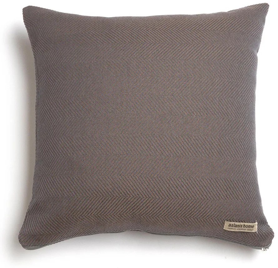 Μαξιλαροθήκη Διακοσμητική Atheras Classic Bronze Aslanis Home 45X45 Βαμβάκι-Chenille