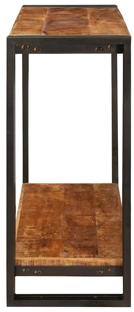 vidaXL Τραπέζι κονσόλας 90 x 33 x 75 εκ Μασίφ ακατέργαστο ξύλο μάνγκο