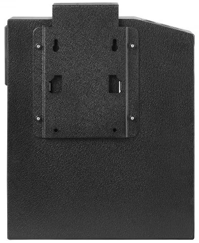 VEVOR Mounted Gun Safe for Pistols, Biometric Gun Safe with Three Quick Access Ways of Fingerprints, Passwords and Keys, Handgun Safe for 1 Pistol for Home, Bedside, Nightstand, Wall