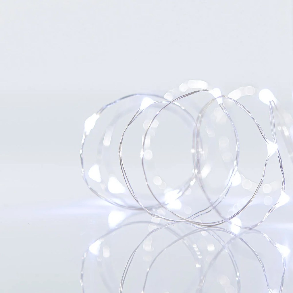 Διακοσμητική Γιρλάντα Με 100 Mini LED Φωτάκια Eurolamp 600-11730