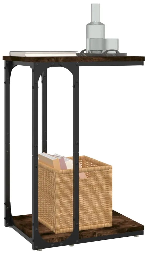 vidaXL Βοηθητικό Τραπέζι Καπνιστή Δρυς 40x30x60 εκ. Επεξεργασμένο Ξύλο