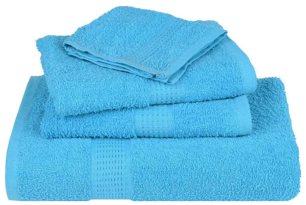 vidaXL Πετσέτες Σάουνας FROGN 10 τεμ. Τυρκουάζ 80x200 εκ. 360 γρ./μ²
