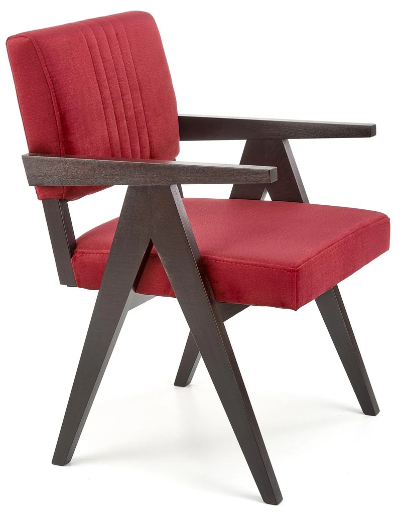 MEMORY chair, ebony / maroon Monolith 59