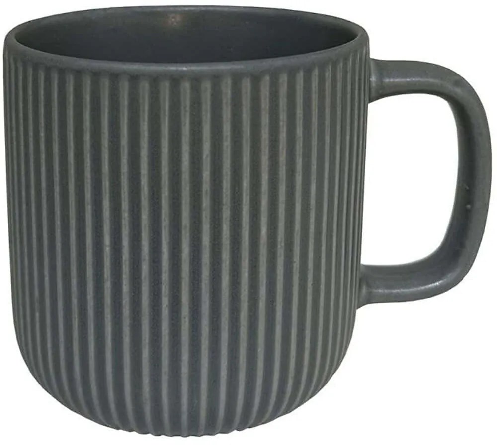 Κούπα Origo 028870 9x9x10cm Dark Grey Πορσελάνη