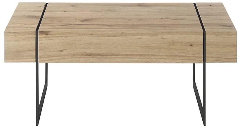 Kelly Τραπεζάκι Σαλονιού Καφέ 70x70x40