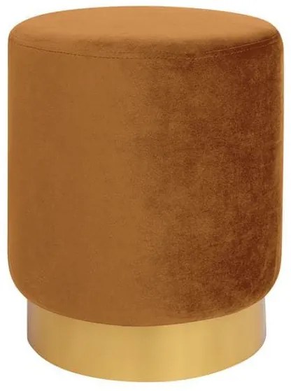 Σκαμπό Levy HM8408.09 Gold Φ35x43Υ εκ. Velvet