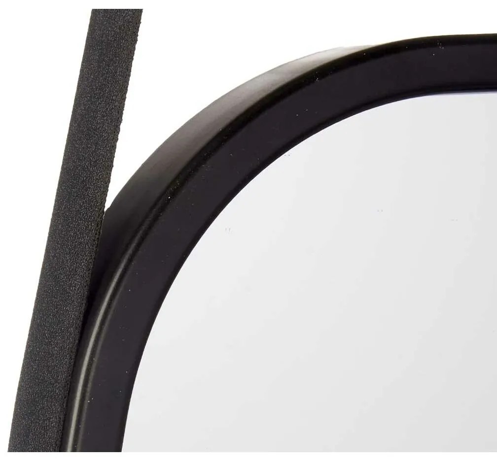 Τοίχο καθρέφτη Gift Decor Μαύρο 43 x 65 x 3 cm Ορθογώνιο (4 Μονάδες)