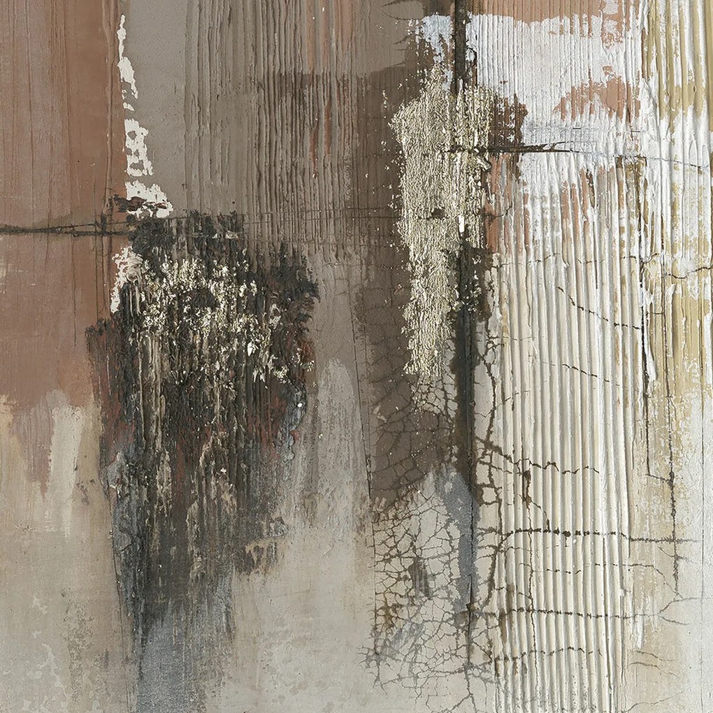 Καμβάς DKD Home Decor Τζίντζερ Καμβάς 100 x 2,4 x 100 cm