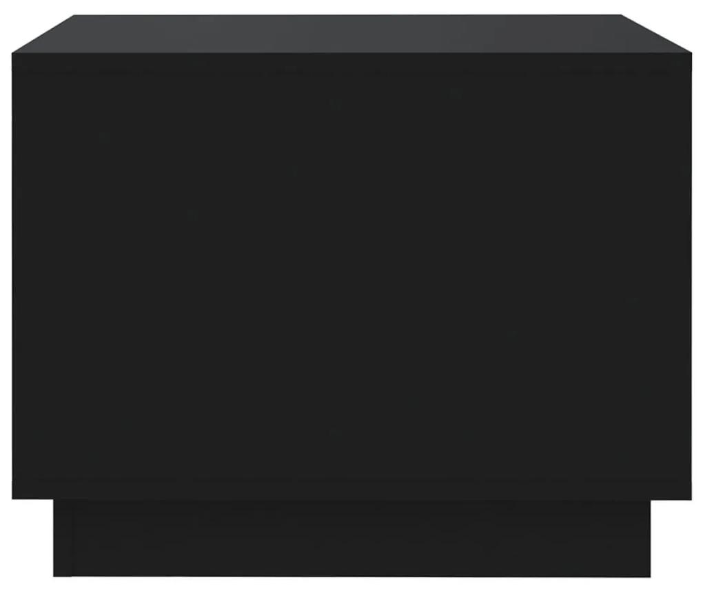 Τραπεζάκι Σαλονιού Μαύρο 55 x 55 x 43 εκ. από Μοριοσανίδα - Μαύρο