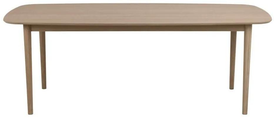 Τραπέζι Oakland 552, Ελαφριά δρυς, 75x100x210cm, 43 kg, Ινοσανίδες μέσης πυκνότητας, Φυσικό ξύλο καπλαμά, Ξύλο, Ξύλο: Δρυς | Epipla1.gr