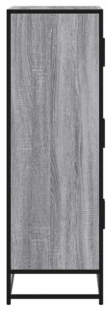 HIGHBOARD GREY SONOMA ΚΑΤΑΣΚΕΥΑΣΜΕΝΟ ΞΥΛΟ ΚΑΙ ΜΕΤΑΛΛΟ 849072